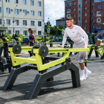 Уличный тренажер "Трицепс-машина (имитация отжиманий) с переменной нагрузкой" ZSO Power-1806